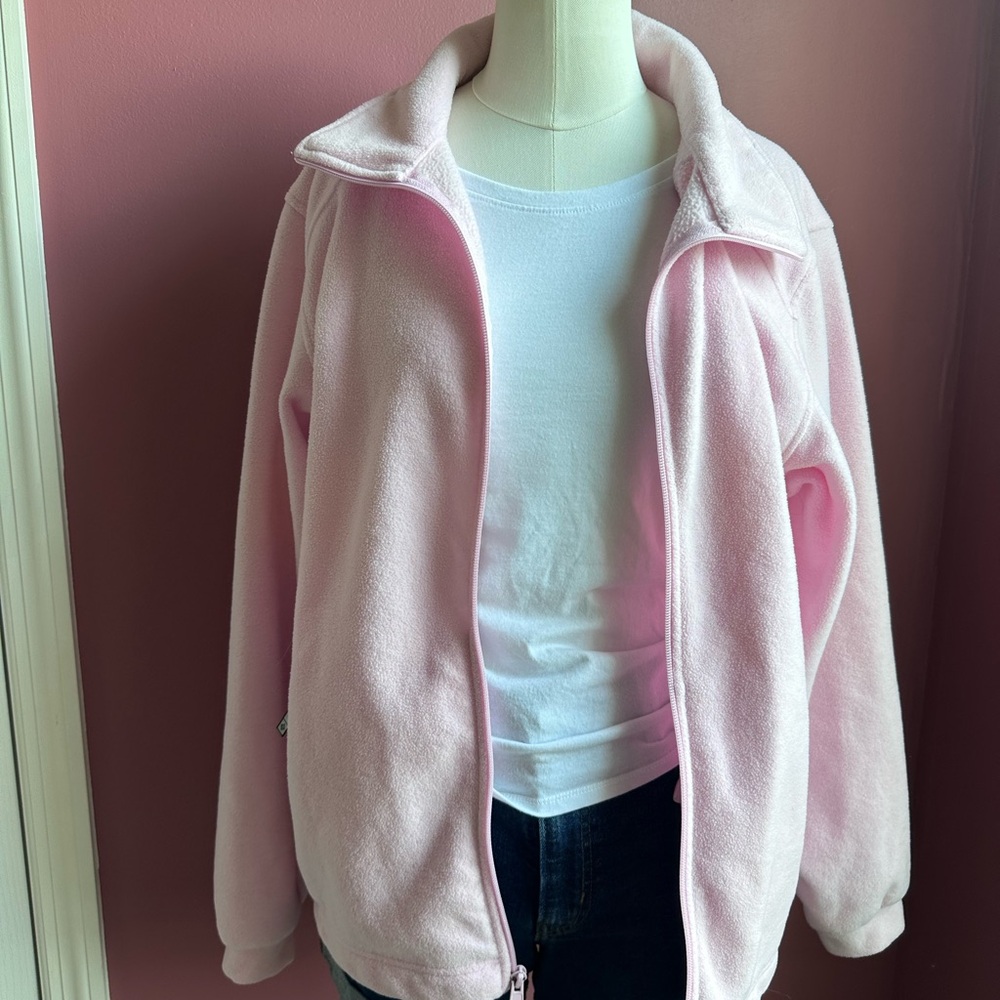 Columbia Pink Jacket Plush Cozy Style